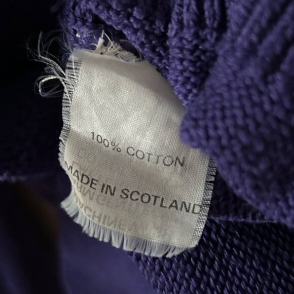 Titleist Collection Made in Scotland Purple Vintage Sweater Sz Large - Picture 8 of 13